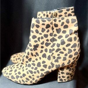 New Look Leopard Print Ankle Boots